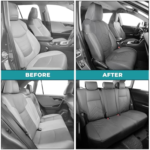 for Toyota RAV4 Seat Covers 2019 2020 2021 2022 2023 2024 2025 RAV 4 Prime & Hybrid XLE LE Limited XLE Premium