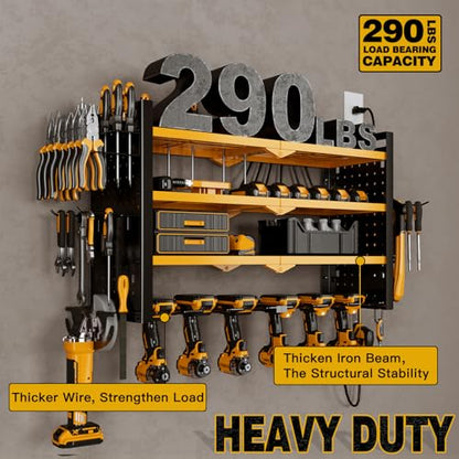 Cordless Power Tool Organizer Wall Mount