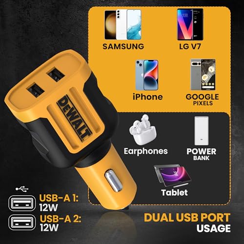 Heavy Duty USB Car Charger Adapter