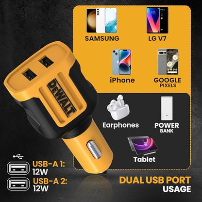 Heavy Duty USB Car Charger Adapter
