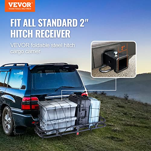 53 x 19 x 5 in Hitch Cargo Carrier