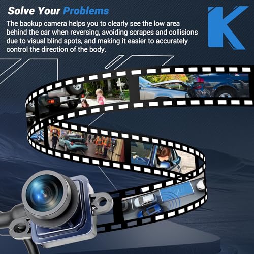 Backup Camera HD 170° Wide Angle & Night Vision