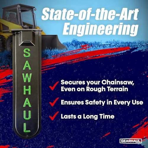 GearHaul SawHaul Fixed Universal Tractor Chainsaw Carrier