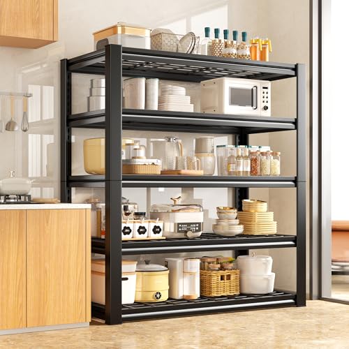2 Pack Garage Shelving 3200 LBS Load Space Saving Storage Shelves (2 Count)