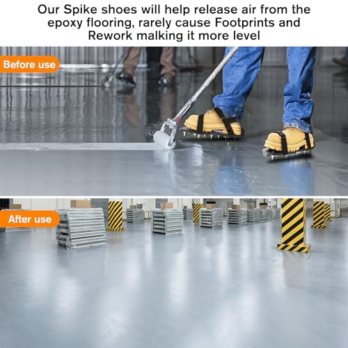 Epoxy Floor Spiked Shoes Fully Assembled Gunite Spiked Shoes with 3 (2 Count)