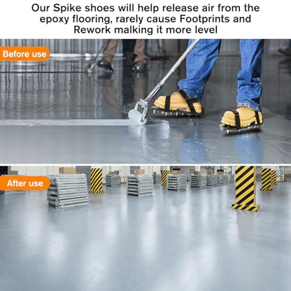 Epoxy Floor Spiked Shoes Fully Assembled Gunite Spiked Shoes with 3 (2 Count)