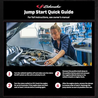 DSR ProSeries Car Battery Jump Starter