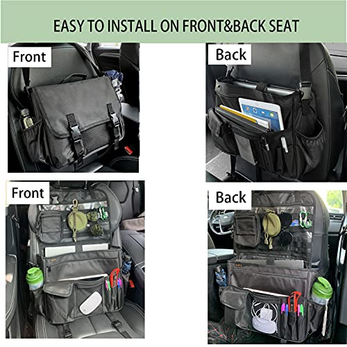 Car Front Seat Organizer for Law Enforcement