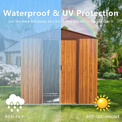 6x6 FT Outdoor Storage Shed