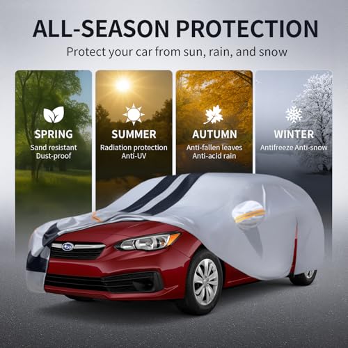 Multi Layer Car Cover Custom Fit for Subaru Impreza hatchback