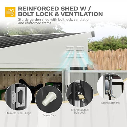 7' x 4' Outdoor Storage Shed