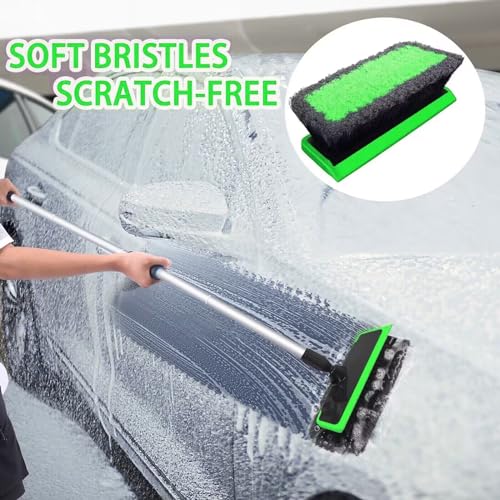 Car Wash Kit 62'' Car Wash Brush with Long Handle
