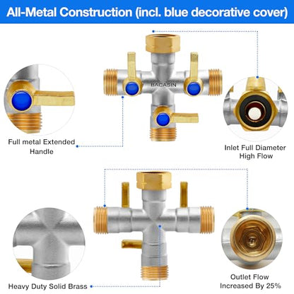 Brass Garden Hose Splitter
