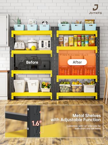4 Tier Storage Shelves (4 Count)