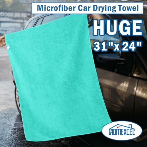 Professional Large Microfiber Car Drying Towels 2 Pack (2 Count)