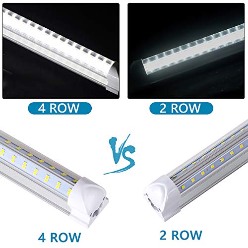 4 Pack 4FT LED Shop Light Fixture