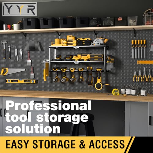 Heavy Duty Power Tool Organizer Wall Mount