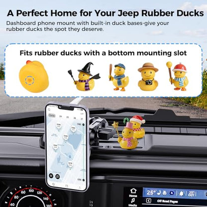 Metal Phone Mount for Jeep Wrangler JL JLU &Gladiator JT 2024