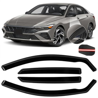 4PCS in Channel Window Rain Guards Fit for Hyundai Elantra 2021