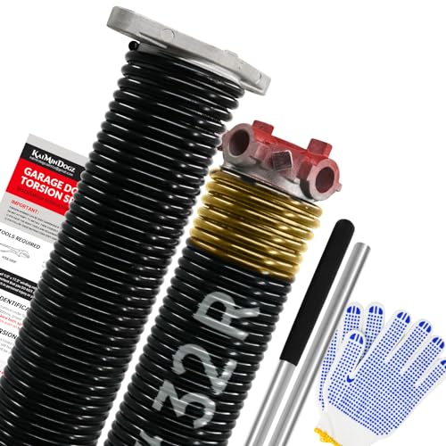 Pair of 1.75" Garage Door Torsion Springs Set with Non