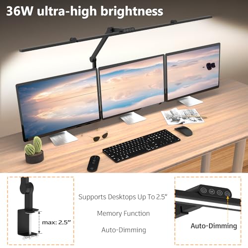 3000 Lumen Ultra Bright Architect Desk Lamp with Clamp