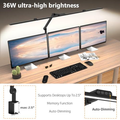 3000 Lumen Ultra Bright Architect Desk Lamp with Clamp
