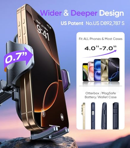 Stable Car Phone Holder [Upgraded Strongest Suction