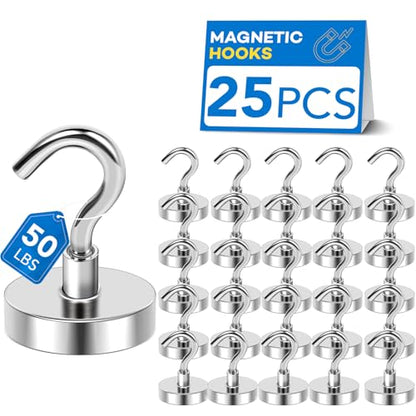 Magnetic Hooks (25 Count)