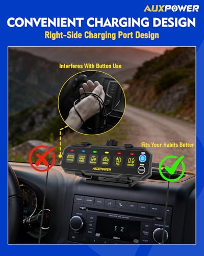 6 Gang Wireless Switch Panel S6W 4 Modes and RGB Dimmable