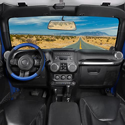 Car Steering Wheel Cover for F150 Tundra Range Rover 15.5"