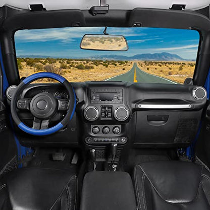 Car Steering Wheel Cover for F150 Tundra Range Rover 15.5"