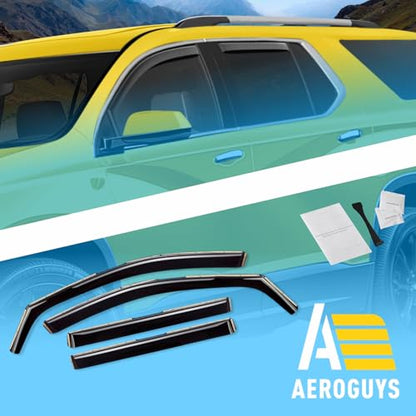 Extra Durable Window Deflectors in (4 Count)