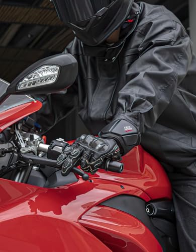 Leather Motorcycle Gloves for Men and Women