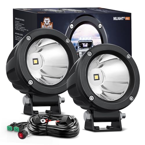 2 PCS 3" Spot Round LED Light Pods