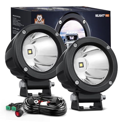2 PCS 3" Spot Round LED Light Pods
