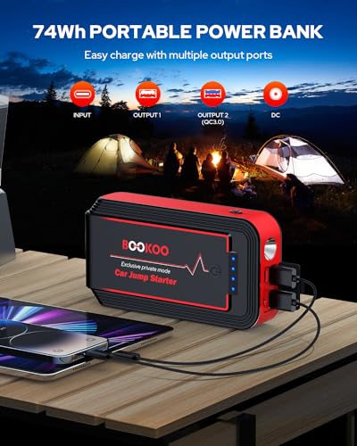 H9 4500A 12V Jump Starter for Car Boat Lawnmower