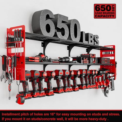 64" Garage Power Tool Wall Organizer