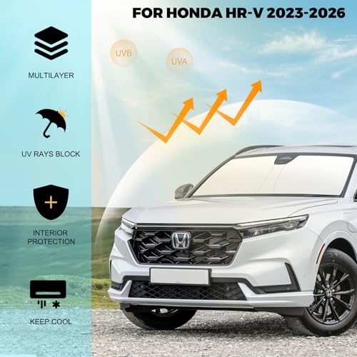 Foldable Front Windshield Sunshade fit for Honda HR