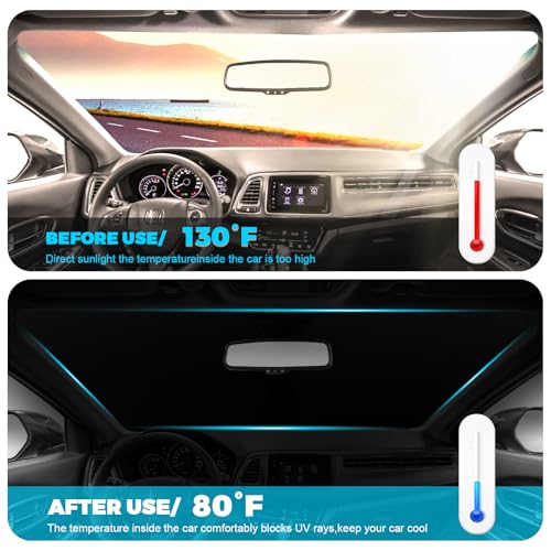 Foldable Front Windshield Sunshade fit for Honda HR