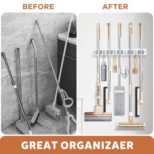 Broom Holder Wall Mount