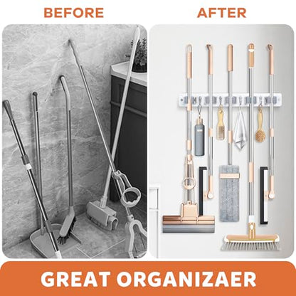 Broom Holder Wall Mount