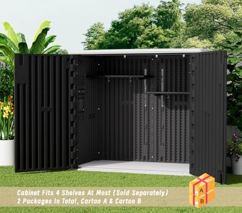 Outdoor Horizontal Storage Sheds