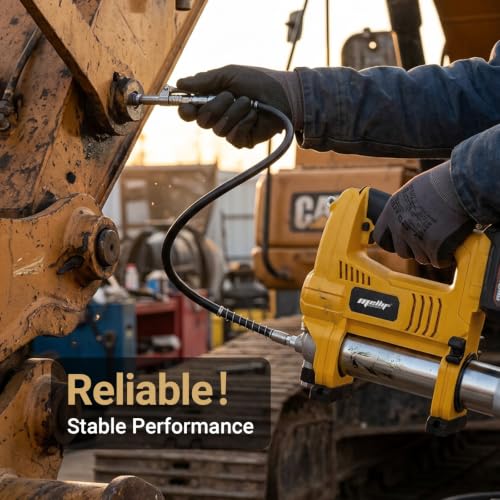 Cordless Grease Gun Compatible with DeWalt 20V Battery
