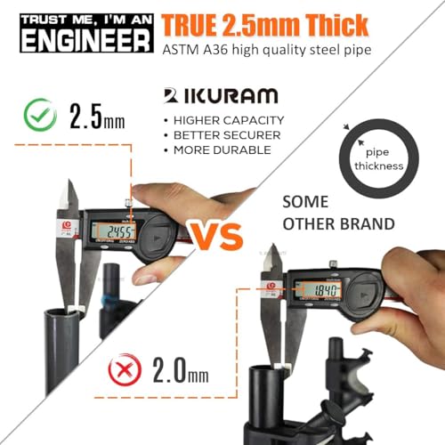 2 Bike Hitch Mount Foldable Bicycle Carrier (2 Count)