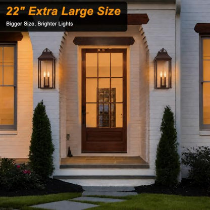 22IN Dusk to Dawn Outdoor Light Fixture