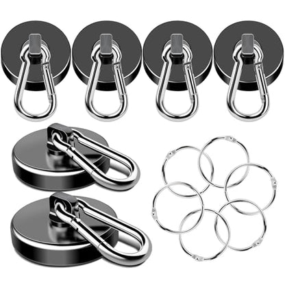 Magnetic Hooks Heavy Duty 150LB Strong Swivel Neodymium Magnets
