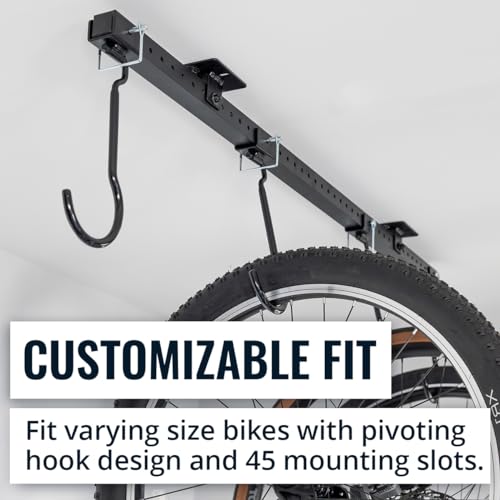 Adjustable Ceiling Mounted Bike Rack for Garage