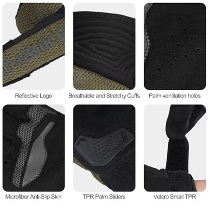 Breathable Mesh Motorcycle Gloves for Men