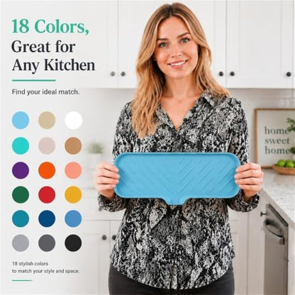 Silicone Soap Dish with Drain Spout