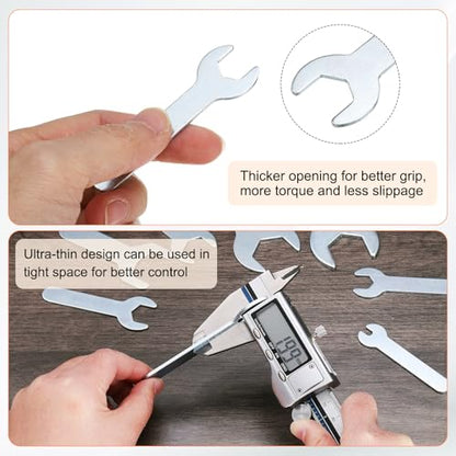 10pcs Small Wrench 13x70x1.5mm Metric U (10 Count)